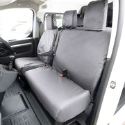 Citroen Dispatch Van  2016+ Tailored  Seat Covers - Three Front Seats Single Base Passenger Seat
