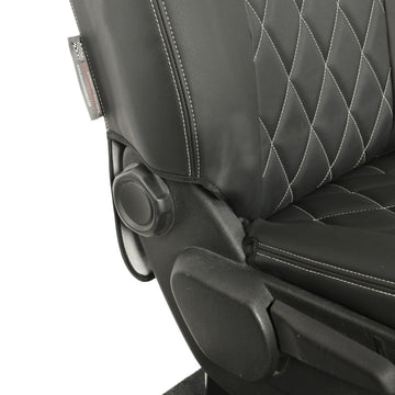 Citroen Dispatch 2016+ Leatherette Seat Covers - Front With Split Base Passenger Seat