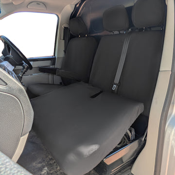Volkswagen Transporter T6 Kombi Van 2015-2019 Tailored  Seat Cover - Three Front Seats