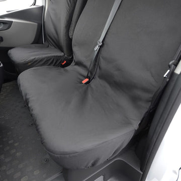Vauxhall Vivaro Van 2014-2019 Tailored  Seat Covers - Three Front Seats  Three Front Seats No Under Seat Storage