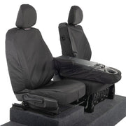 Nissan Interstar Van 2022-2024 Tailored  Seat Covers - Three Front Seats Folding Middle Seat Two Piece Passenger Base