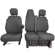 Vauxhall Vivaro 2014-2019 Tailored  Seat Covers -Three Front Seats Double Folding Middle Front Seat