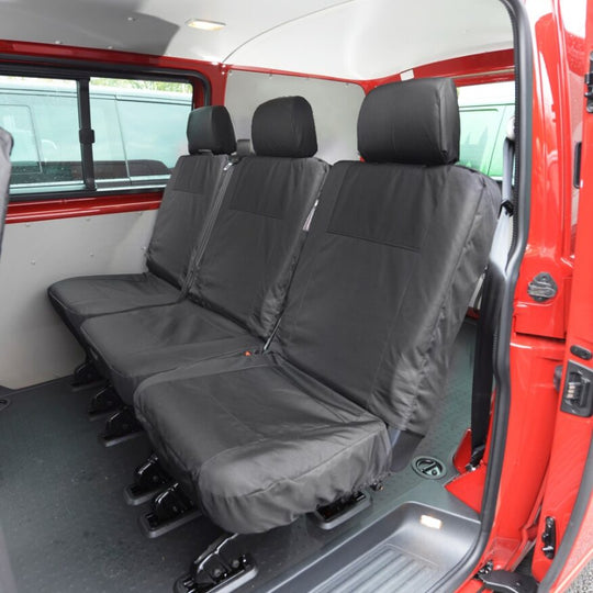 Volkswagen Transporter T6.1 Kombi Van 2019-2025 Tailored  Seat Covers - Rear Three Single  Seat Second Row