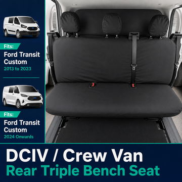 Ford Transit Custom 2013-2024 Tailored  Seat Covers - Rear Bench