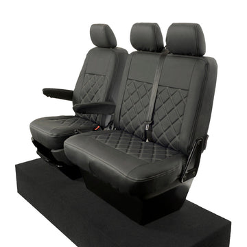 Volkswagen Transporter T5 Kombi Van 2011-2015 Leatherette Seat Covers - Front