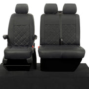 Volkswagen Transporter T6.1 Kombi Van 2019+ Leatherette Seat Covers - Front