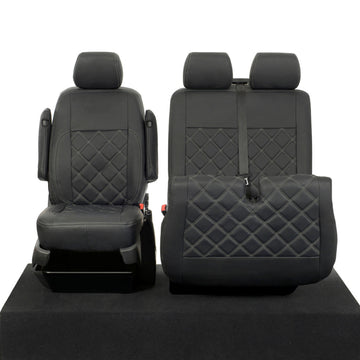 Volkswagen Transporter T5 Kombi Van 2011-2015 Leatherette Seat Covers - Front
