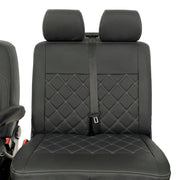 Volkswagen Transporter T6.1 Kombi Van 2019+ Leatherette Seat Covers - Front