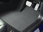 Jaguar XF 2015+ Car Mats // Graphite Executive, Black Trim, No Heelpad