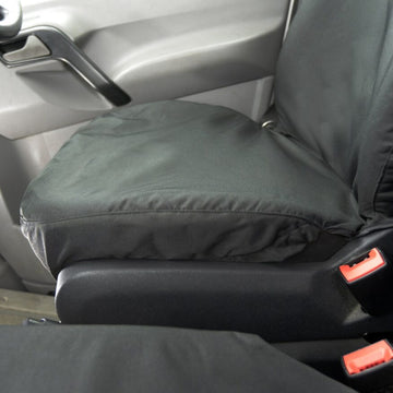 Volkswagen Crafter Van 2006-2017 Tailored  Seat Covers - Three Front Seats With Work Tray