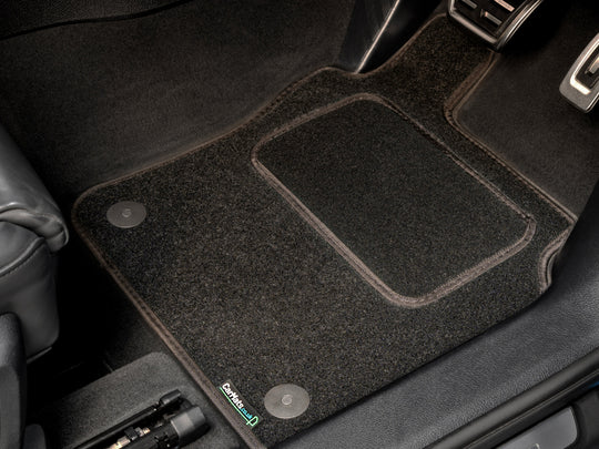 MG Motors UK MG4 EV  2022+ Car Mats // Black Grand, Black Trim, Carpet Heelpad