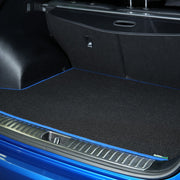 BMW X1 E84 2010-2015 Boot Mat // Black Motor, Blue Trim
