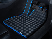 Toyota Yaris Hybrid 2019+ Boot Mat // Odourless Deck Plate Off Road Rubber, Blue Trim