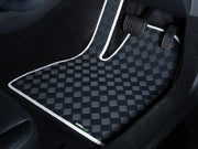 Seat Ibiza Hatchback 2012-2017 Boot Mat // Odourless Deck Plate Off Road Rubber, White Trim