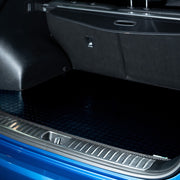 Volkswagen Sharan 2010+ Boot Mat (when 6 seat set up) // Black Off Road Rubber, Black Trim