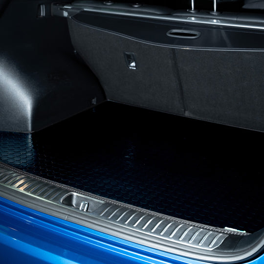 Tesla Model 3 2019-2020 Frunk Mat // Black Off Road Rubber, Black Trim