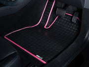 Jaecoo 7 HEV 2026+ Car Mats // Black Off Road Rubber, Pink Trim, No Heelpad