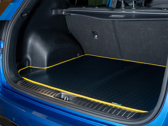 BYD Seal U 2024+ Boot Mat // Black Off Road Rubber, Yellow Trim