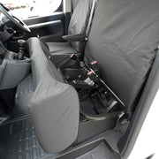 Peugeot Expert Van  2016+ Tailored  Seat Covers - Three Front Seats Single Base Passenger Seat