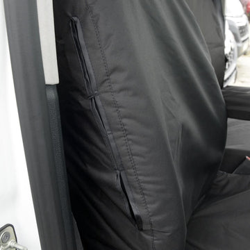 Peugeot Expert Van  2016+ Tailored  Seat Covers - Three Front Seats Single Base Passenger Seat